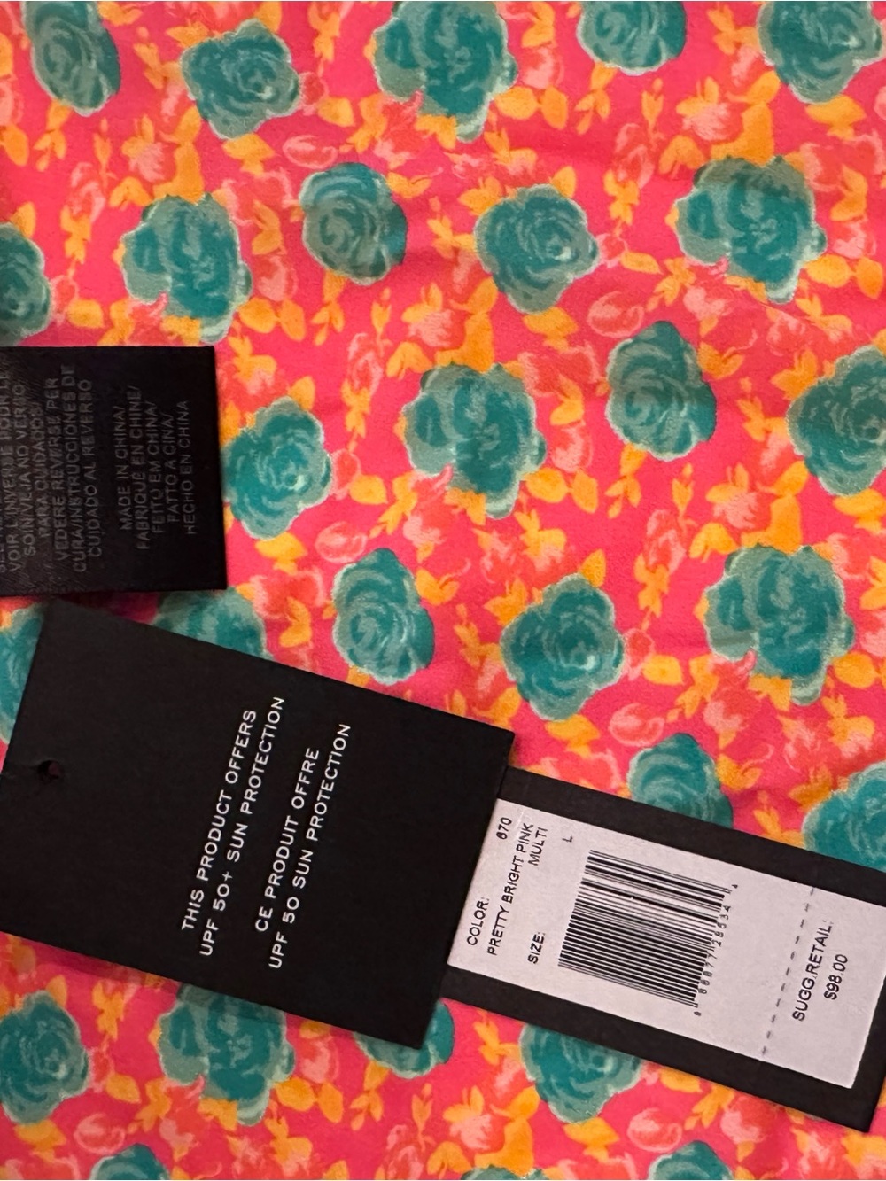 Marc by Marc Jacobs High-Waist Floral Bikini - Orange & Green - Picture 8 of 8